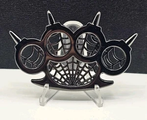 Cinturón de metal Body Rage hebilla diseño de espiga palmeada Halloween Juegos con disfraces Anime - Imagen 1 de 2