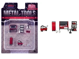 Metal Tools Set C 7-Piece Limited Edition 1/64 Scale Garage Accessories by Ameri - Picture 1 of 3