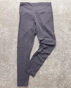 Paragon Leggings Women's 8 Gray Stretch Cropped Compression Workout Athleisure - Picture 1 of 11