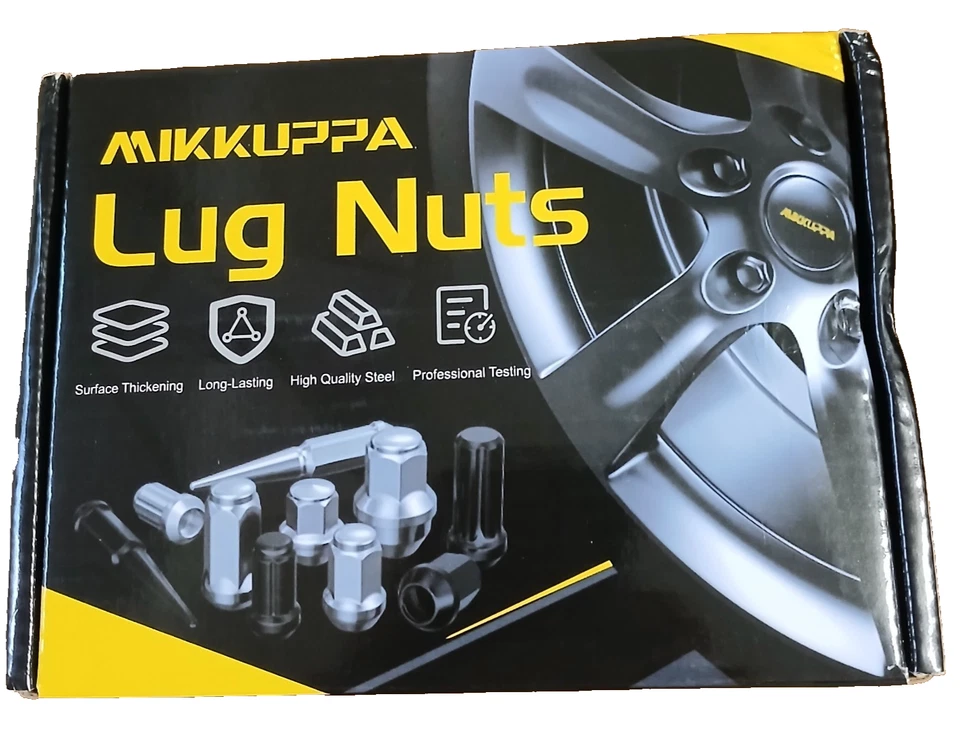 Mikkuppa  Set 20 Lug Nuts 12x1.5  replacement for 2006-2020 Ford Fusion  Focus   — 第 1/1 张图片