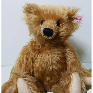 Steiff Mohair Teddybär goldbraun 8 Zoll verbunden 666735 Danbury neuwertig limitierte Ausgabe neu im Karton - Bild 1 von 1