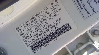 Passenger Right Front Door Electric Fits 07-11 CR-V 254448 Foto 1 de 4