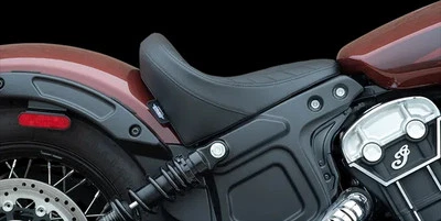 Asiento individual bobber puntada diamante vinilo negro DS para Indian Scout Bobber 18-20 Foto 1 de 4