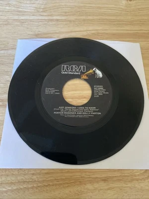 PORTER WAGONER & DOLLY PARTON Just Someone I Used To Know 1969 RCA 45 RPM EX - Image 1 of 2