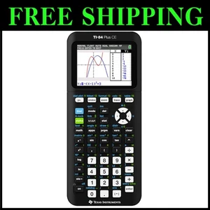 TI-84 Plus  - Black Graphing Calculator - Picture 1 of 11