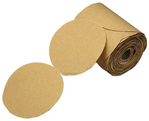 49909-Stikit Gold Paper Disc Roll 216U-5inxNH P80 Awt-125dscs/rl-1rl/pk - (1 PK) - Picture 1 of 2