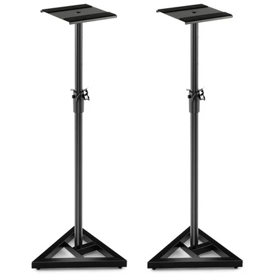 Adjustable Studio Monitor Stands (Pair) Speaker Stands for Home Studio Wedding - Image 1 of 4