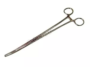 AIRCRAFT TOOLS  NEW  EXTRA LONG 10" CURVED FORCEPS MECHANCIS/ ENGINEERS - Picture 1 of 1