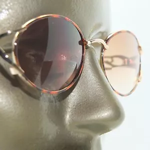Gold Tiger Metal Frame Bifocal Tinted Sun Reading Glasses Extra Strong +4.00 - Picture 1 of 4