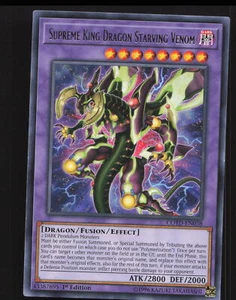 Supreme King Dragon Starving Venom COTD-EN038 Yugioh Near Mint - Picture 1 of 2