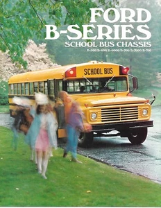 Brochure - Ford - B-500 600 700 750 6000 7000 School Bus Chassis c1970 (BU226) - Picture 1 of 1