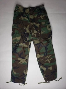 US Army Trousers Mens Camouflage Combat Cargo Pants - Size Medium Regular - Picture 1 of 5