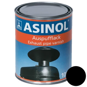 (20 EUR/l) ASINOL Auspufflack schwarz 1.000ml bis 800° Grad - Matt - Bild 1 von 5