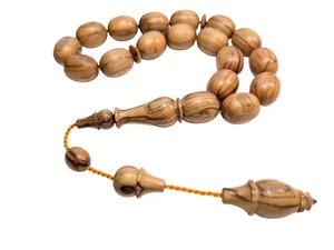 Jahrhundertalte Olivenbaum Holz Sorgen Gebetsperlen Zeytin Efe Tesbih Maskot Turk 279 - Bild 1 von 11