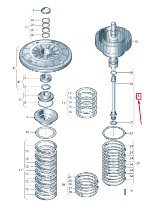 New AUDI A6 Avant C7 Automatic Gearbox Oil Pipe 0AW323504 - Image 1 of 4