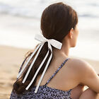 Women Hair Accessory Bowknot with Metal Clip Elegant Clips Long Ribbons