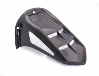 Задний обхват BMW S1000RR 10-2014 от Powerbronze карбоновый вид и серебристая сетка - Изображение 1 из 2