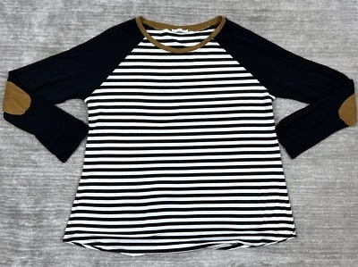 Maria Gabrielle рубашка женщин 3 X в полоску длинным рукавом верхний многоцветный тела - Изображение 1 из 4