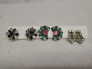 Konvolut 3 Paar Vintage Ohrringe mit Schraubverschluss 📦  - Bild 1 von 2