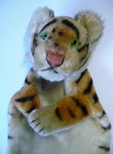 steiff tiger hand puppet