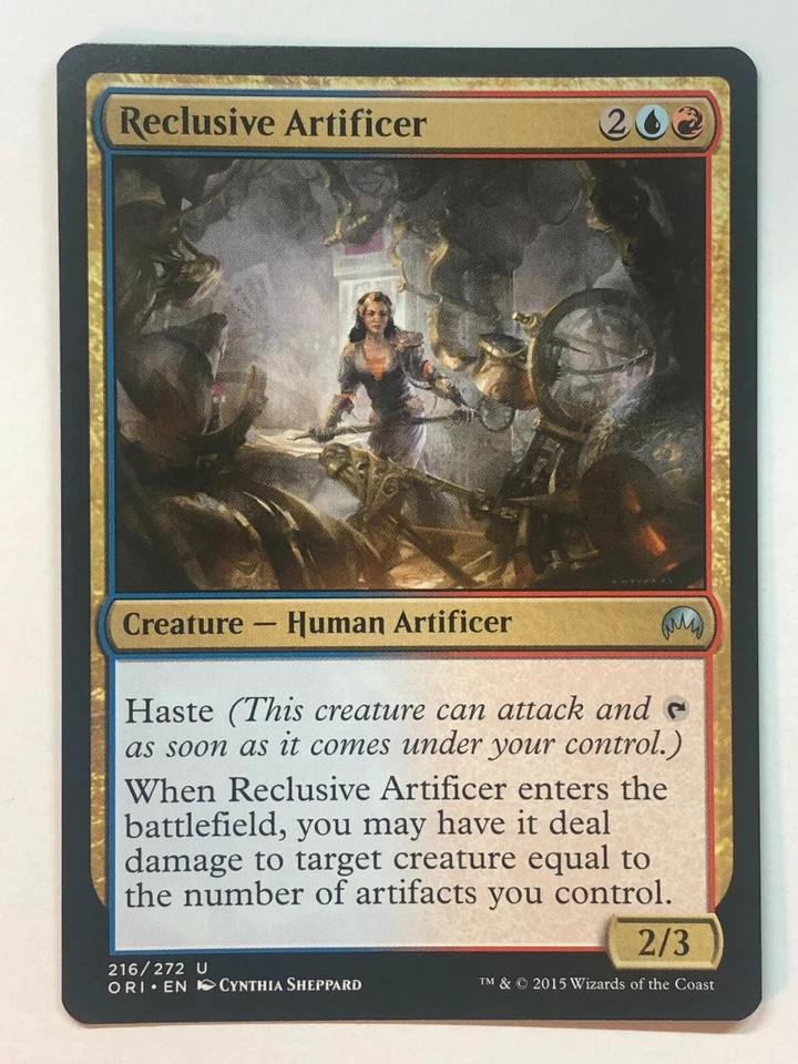 MTG Magic Origins Reclusive Artificer 216 NM/M - Image 1 of 1
