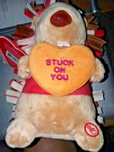 HALLMARK VALENTINES DAY " STUCK ON YOU PORCUPINE " SPINS AND SINGS NEW W/TAGS - Picture 1 of 7