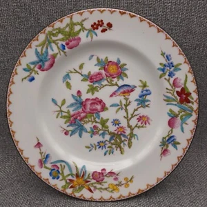 Wedgwood - Bird Floral Vintage Design - Cuckoo Pembroke - Saucer & Side Plate - Picture 1 of 4