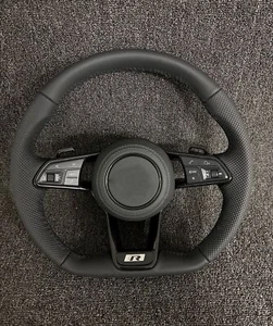 Conjunto de volante de cuero actualizado para Audi S3 S4 S5 S6 S7 S8 SQ5 SQ7 2010+ - Imagen 1 de 8
