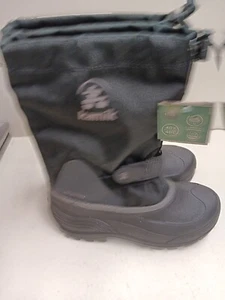 Kamik Rocket wasserdichte isolierte Winter Schneestiefel Gr. 5 schwarz leicht - Bild 1 von 6