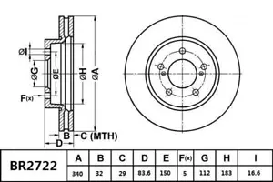 Bendix Ultimate 4WD Front Brake Disc Rotor for Toyota Landcruiser VDJ200 4.5L 1V - Picture 1 of 2