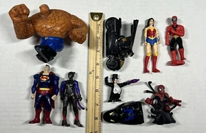 Lot of 9 Burger King And McDonald’s Thing Superman Batman Spiderman Wonder Woman - Picture 1 of 2