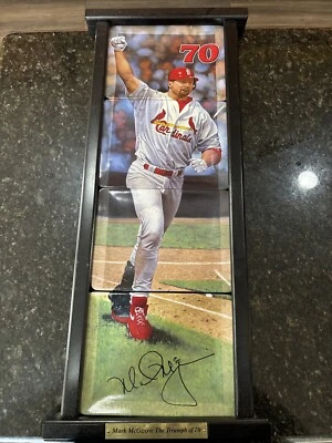 Placas de Coleccionistas Mark McGwire Bradford Exchange Cardenales de San Luis MLB Foto 1 de 4