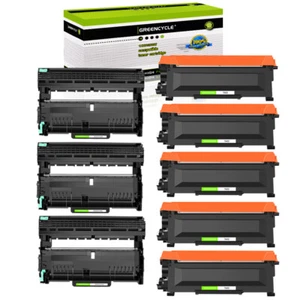 5PK TN450 Toner+ 3PK DR420 Drum Unit Fit for Brother HL-2240 HL-2270DW HL-2280DW - Picture 1 of 24
