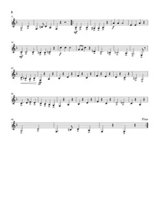 The Jolly Blacksmiths. Sheet music for Clarinet Quartet - Picture 1 of 15