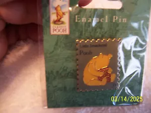 WINNIE THE POOH ENAMEL PIN HONEY POT- ORIG. BACKING - MICHEL & CO. - MINT - Picture 1 of 1