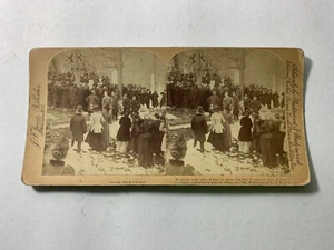 James G Blaine Politician Maine US Rep. Oak Hill Funeral Stereoview Photo - Picture 1 of 4