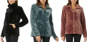 32 Degrees Heat Ladies Plush Jacket - Picture 1 of 47