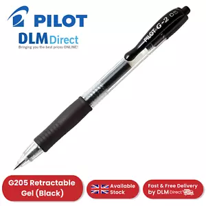 Pilot G2 05 (Fine) Gel Ink Pen Rollerball 0.5 mm Tip (Single Pen) - Black - Foto 1 di 13