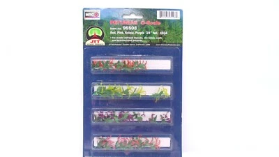 MRC JTT Scenery O Petunias Red Pink Purple 3/4" Tall Train Layout 40/pk 95508 - Image 1 of 2