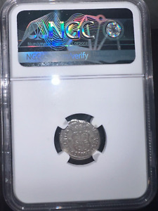 1778 MO FF MEXICO 1/2 REALES EL CAZADOR NGC SHIPWRECK GENUINE SILVER COIN #7348