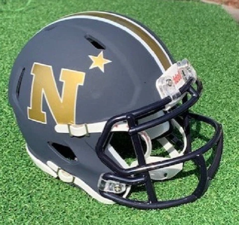 NAVY MIDSHIPMEN CONCEPT SPEED FOOTBALL MINI HELMET MATTE NAVY Cover