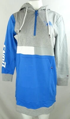 Detroit Lions NFL Tommy Hilfiger Women’s Sweatshirt Dress - Image 1 of 4