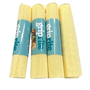 Tappetino antiscivolo 3,5 rotolo rivestimento cassetto antiscivolo Griprite multiuso giallo - Foto 1 di 6