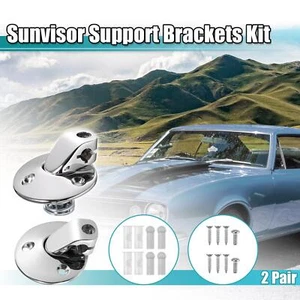 Kit de 2 pares de soportes de soporte para parasol 7790753 para Buick para Chevrolet 1964-1973 - Imagen 1 de 7