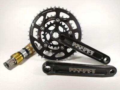 Vintage Race Face Turbine LP black ISIS BB crankset ( 44/32/22T, 175mm) Foto 1 de 4
