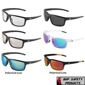 Bullhead Pompano Safety Glasses Sunglasses Multiple Lens Colors ANSI Z87+ - Picture 1 of 30