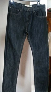 NWOT Levi's 511 Slim Girl Size 18 (29"×29") Black Straight Jeans Back To School - Picture 1 of 11