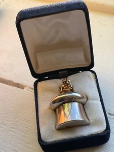 Sterling Silver Miniature Keepsake Box Nymph Fairy - Picture 1 of 4