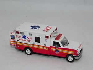 Code 3 Die Cast Collectible FDNY 1/64 Ambulance Rescue Ford F350 Unit 122