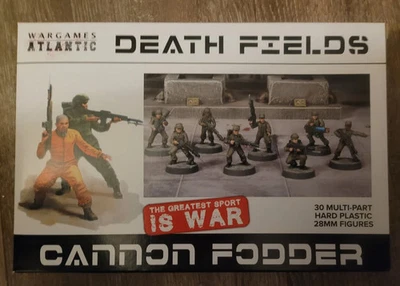 Wargames Atlantic Death Fields Cannon Fodder (30)(*See Per Order Flat Rate Shipp - Image 1 of 2